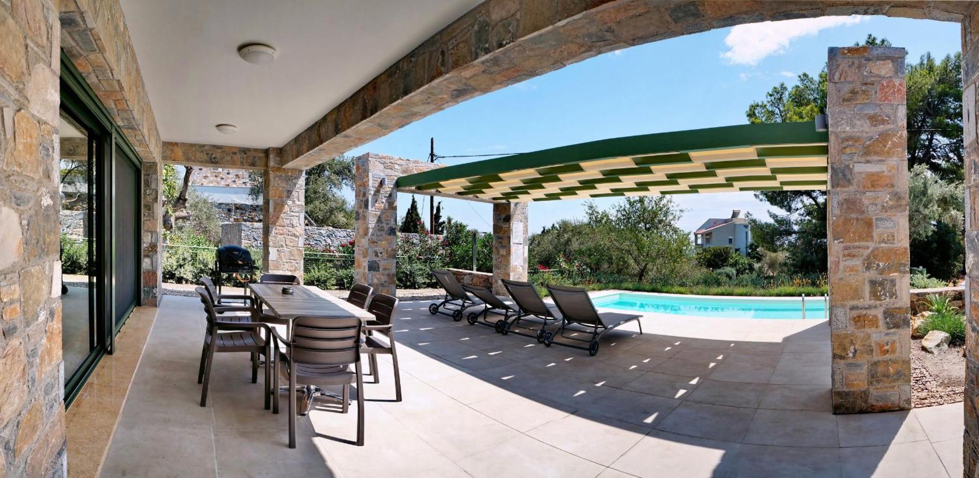 فيلا Ouzo Stone House 1 With Private Pool بلوماريوس المظهر الخارجي الصورة